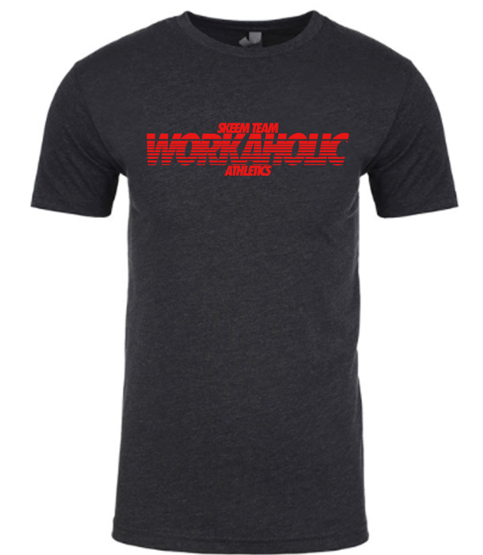 Signature Workaholic T-Shirt (Red Print)