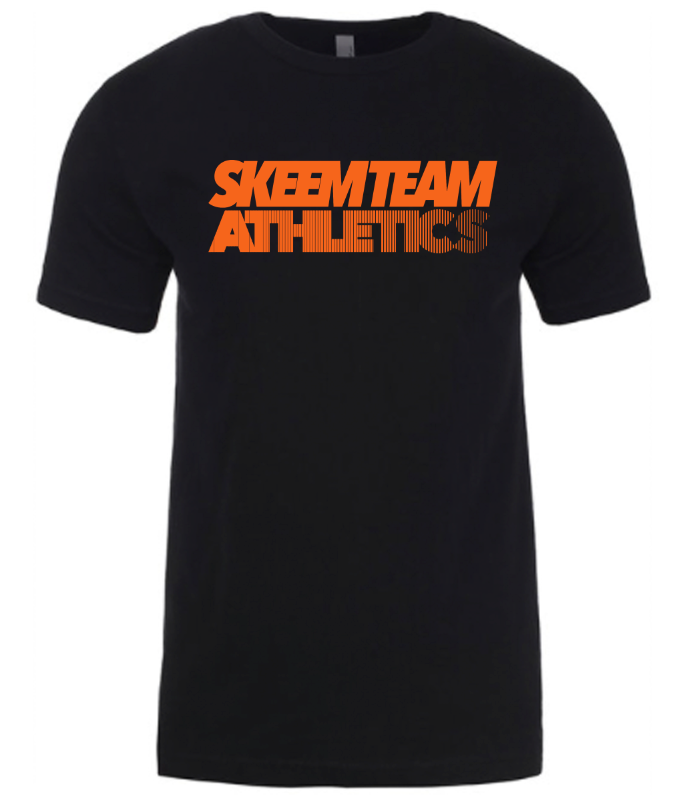 Signature Athletics T-Shirt (Neon Orange Print)