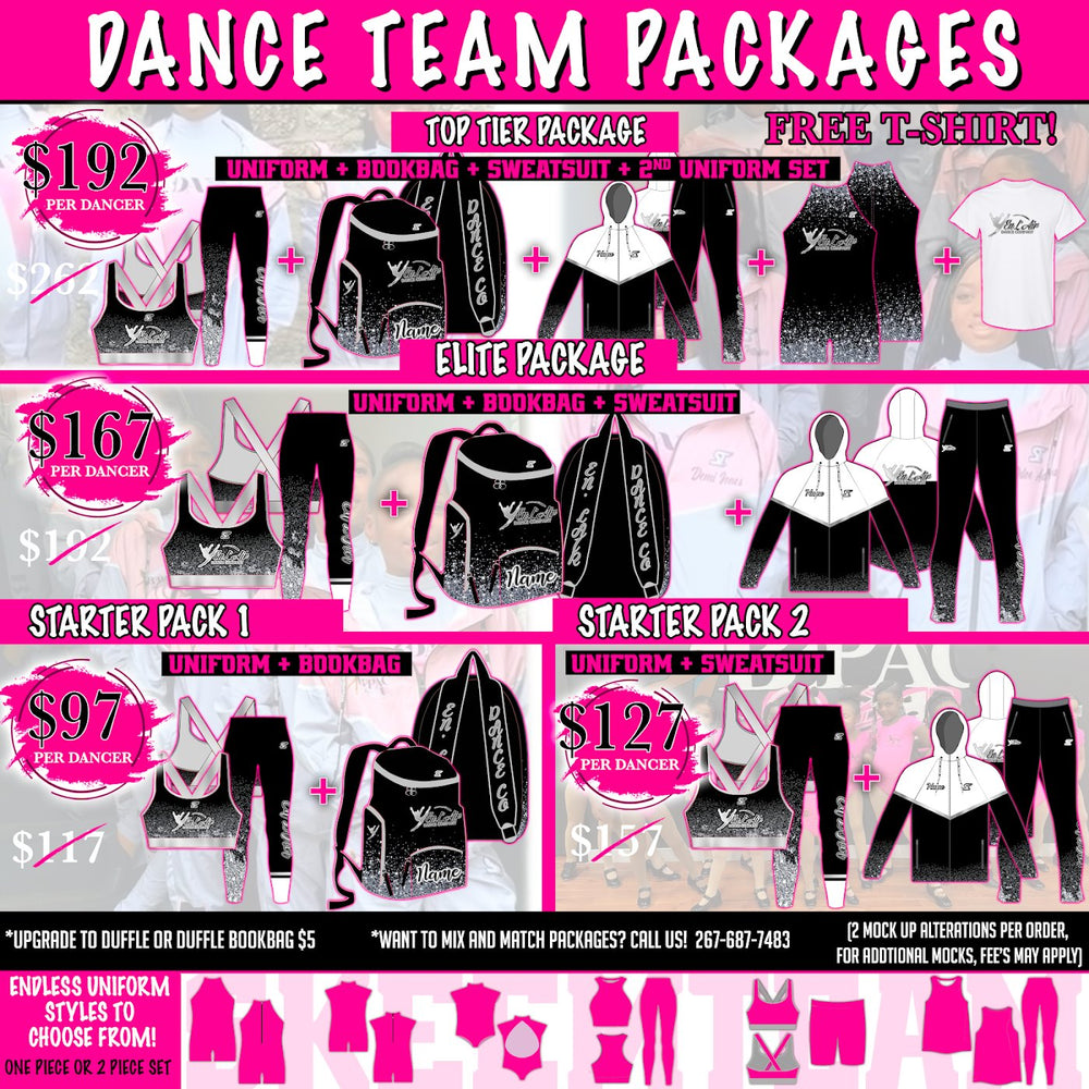 2026 dance uniform package pricing per player - SkeemTeam Athletics Philadelphia