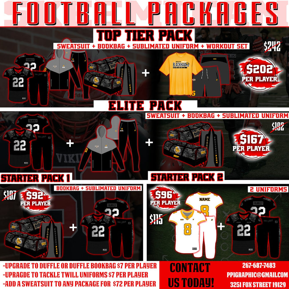 2026 football uniform package pricing per player - SkeemTeam Athletics Philadelphia