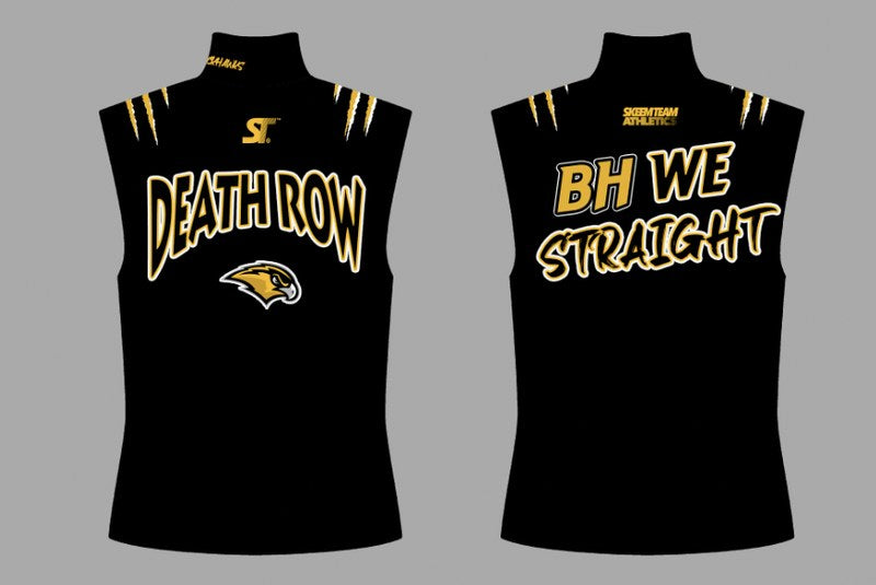 Custom 7v7 / Flag Football - Death Row - Sublimated Vest by SkeemTeam Athletics, Philadelphia