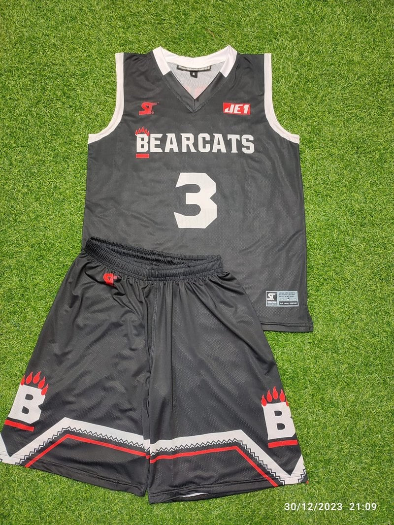 Custom Basketball - Bearcats - B - Sublimated Jersey #3 by SkeemTeam Athletics, Philadelphia