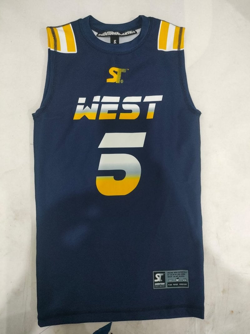 Custom Basketball - Mastery West - Sublimated Jersey + Shorts by SkeemTeam Athletics, Philadelphia