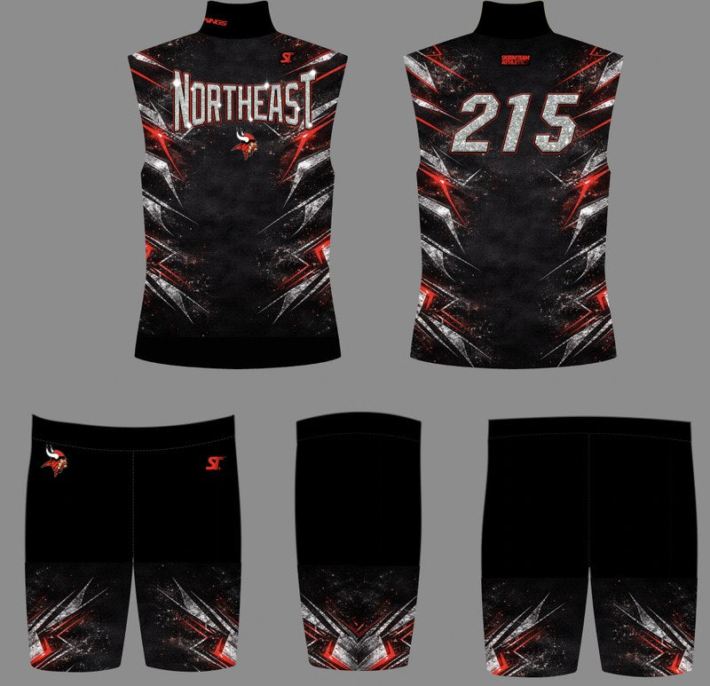 Custom Basketball - Northeast Vikings - Singlet + Shorts by SkeemTeam Athletics, Philadelphia