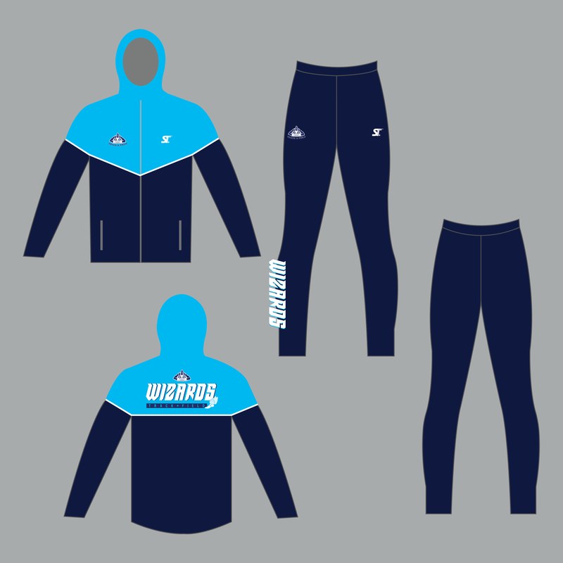 Custom Team Travel Gear - Feltonville Wizards - Tracksuit (Hoodie + Joggers) by SkeemTeam Athletics, Philadelphia