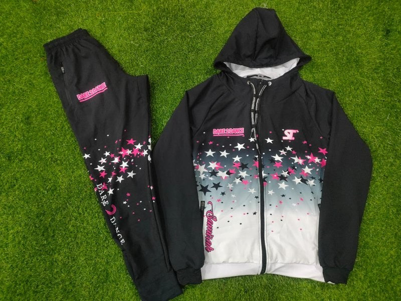 Custom Team Travel Gear - Phresh Confetti Splatter Tracksuit - Sublimated Tracksuit by SkeemTeam Athletics, Philadelphia