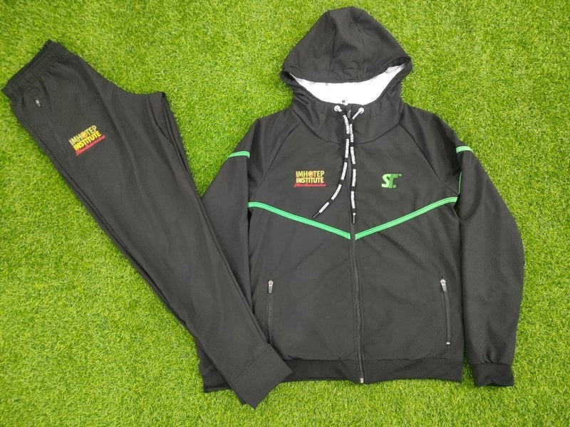 Custom Team Travel Gear - Phresh Greens Tracksuit - Sublimated Tracksuit by SkeemTeam Athletics, Philadelphia