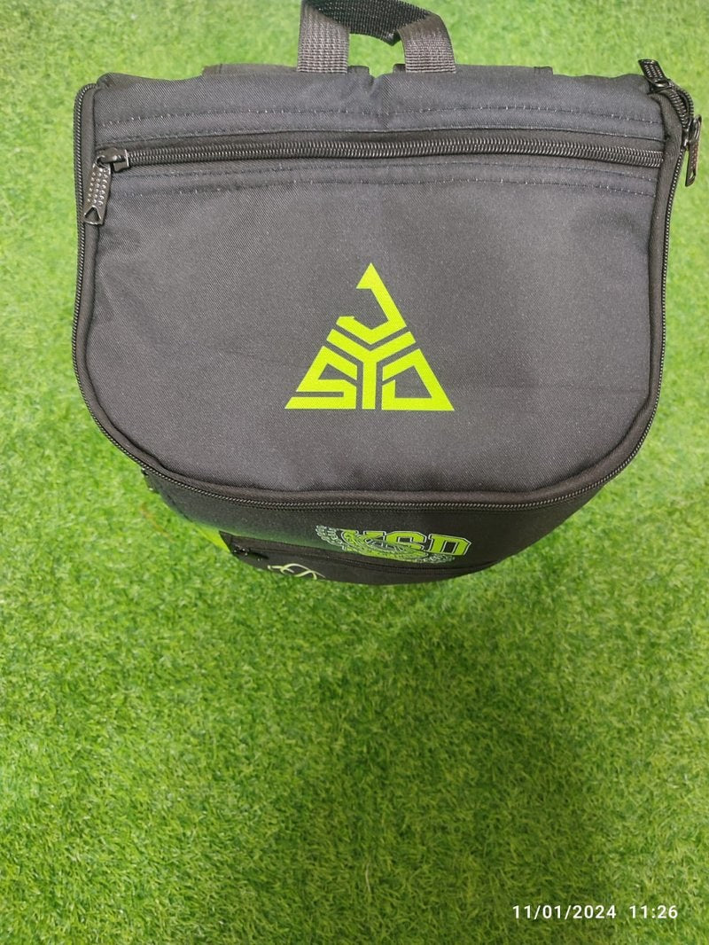 Custom Team Travel Gear - Skeem Team Drawstring (Black/Teal) - Drawstring Backpack by SkeemTeam Athletics, Philadelphia