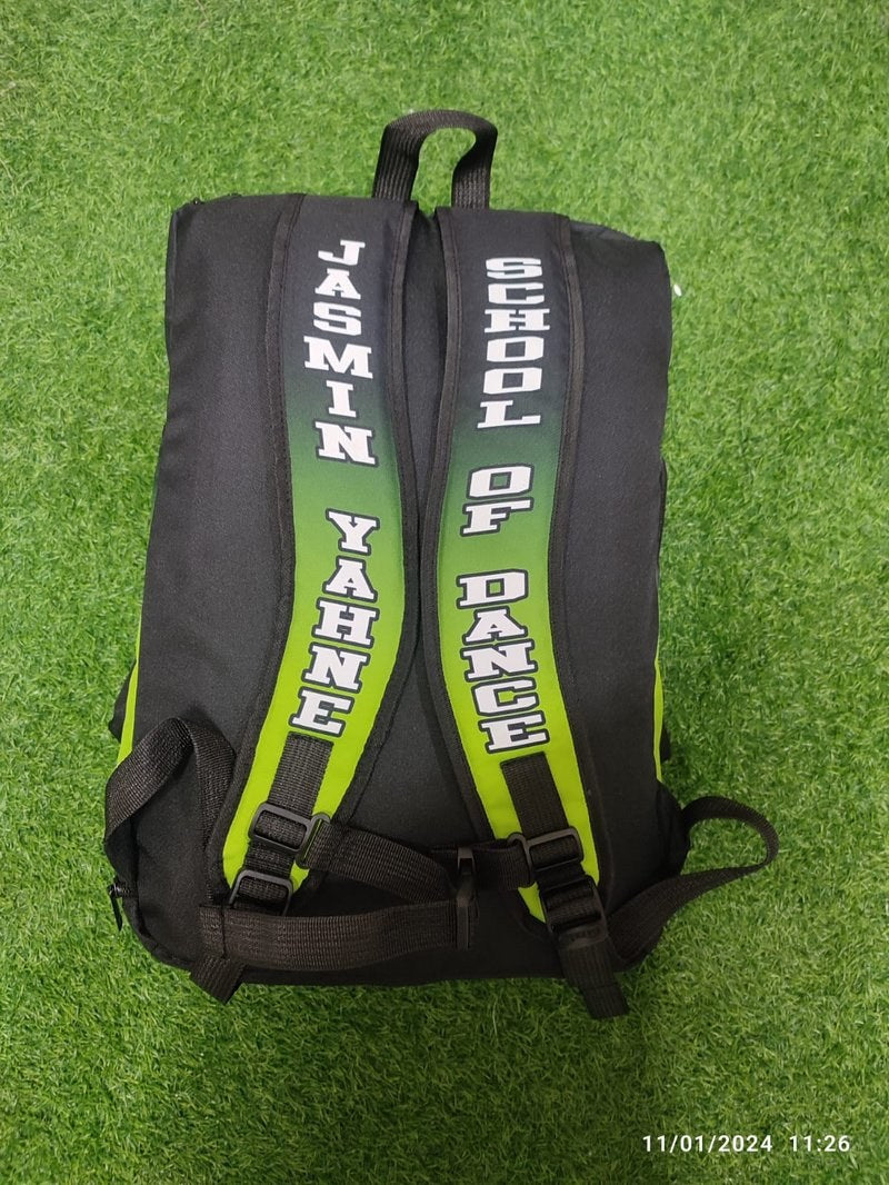 Custom Team Travel Gear - Yusti's Yankees Need 2 Dance - Custom Drawstring Backpack by SkeemTeam Athletics, Philadelphia