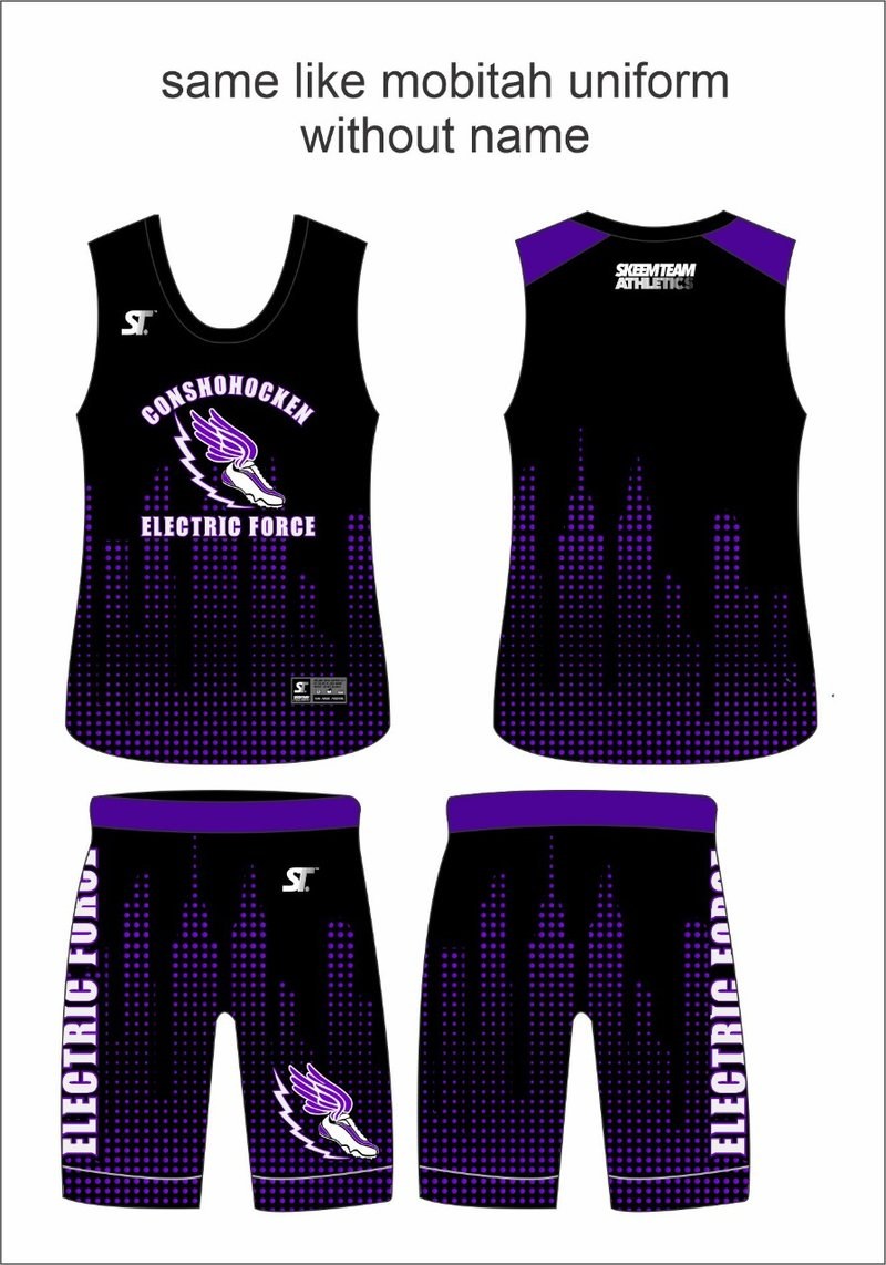 Custom Track and Field - Mobitah Template - Sublimated Singlet + Shorts (Template) by SkeemTeam Athletics, Philadelphia