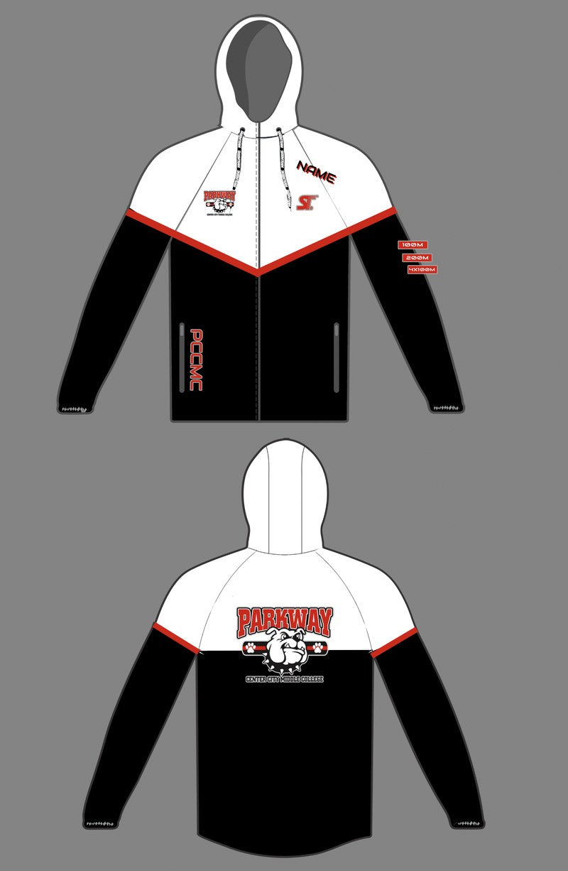 Custom Track and Field - Parkway / PCDMC - Sublimated Windbreaker by SkeemTeam Athletics, Philadelphia