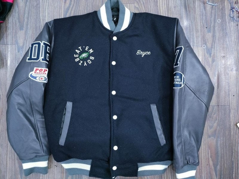 Custom Varsity Jacket - Doyle (Phresh Letterman) - Letterman Varsity Jacket by SkeemTeam Athletics, Philadelphia