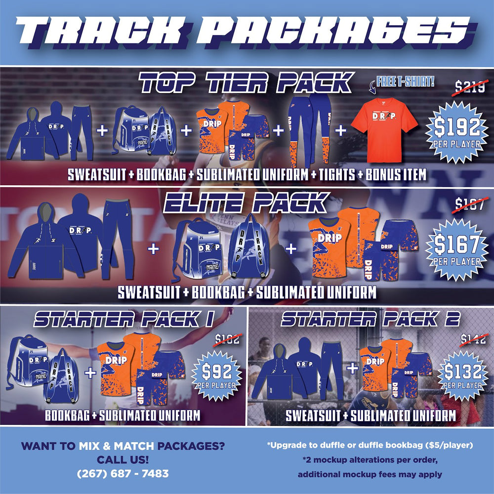 2026 track uniform package pricing per player - SkeemTeam Athletics Philadelphia