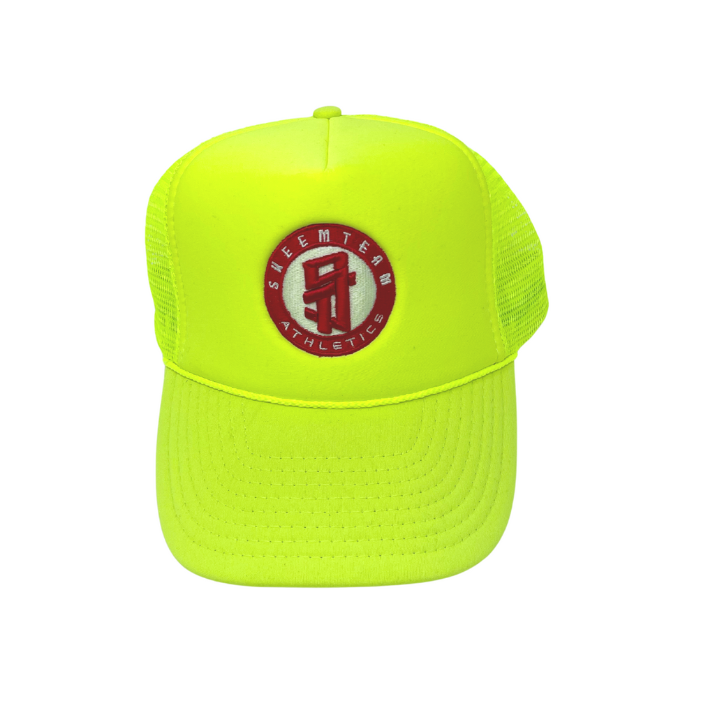 Embroidered Trucker Hats (Highlighter Yellow)