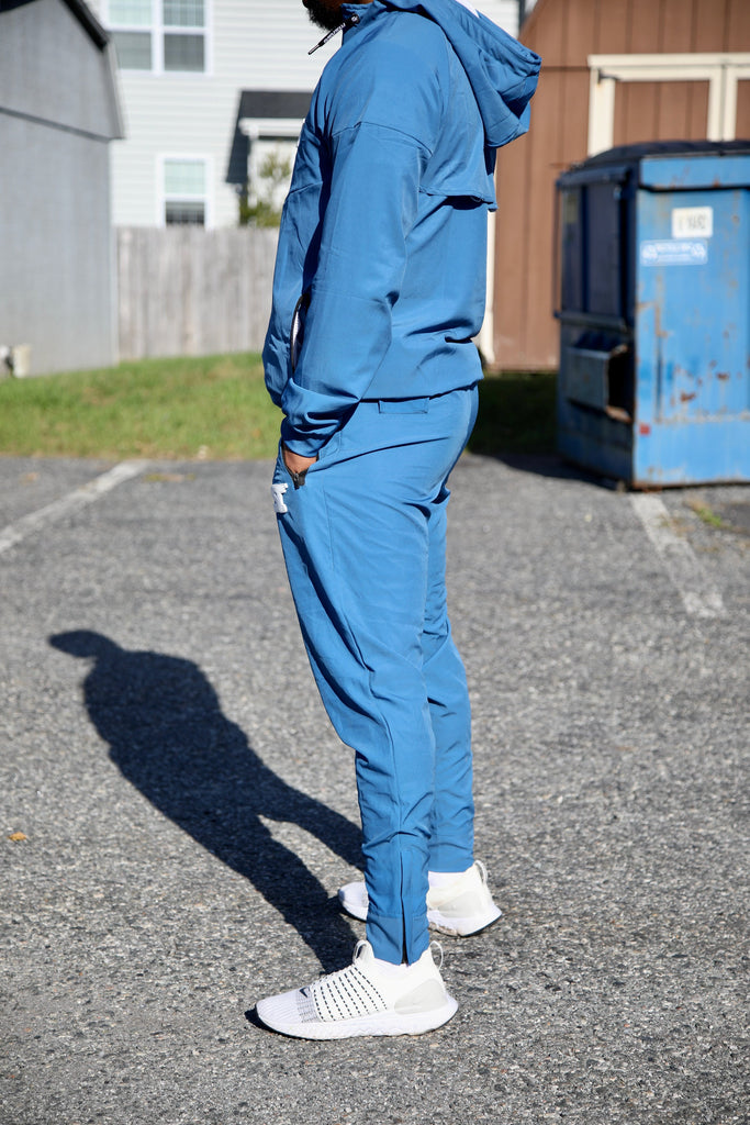 "Flex Suit" Cross Training Sweat Suit-Joggers (Sapphire)