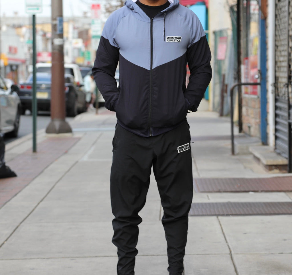 "Flex Suit" Cross Training Sweat Suit-Joggers (Black)