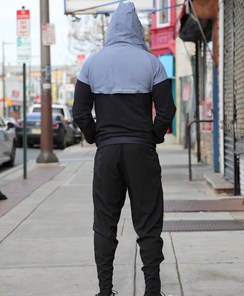 "Flex Suit" Cross Training Sweat Suit-Joggers (Black)