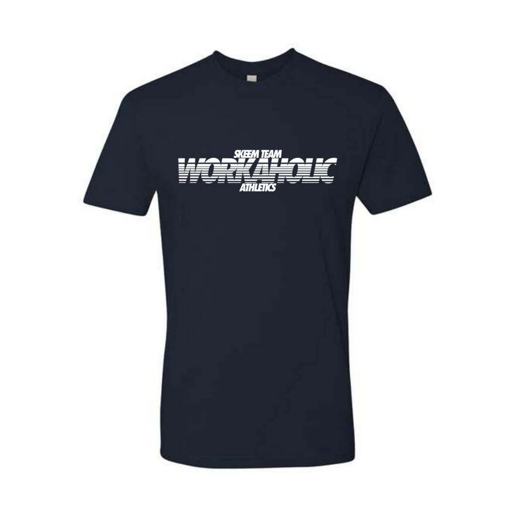 Signature Workaholic T-Shirt (white print)