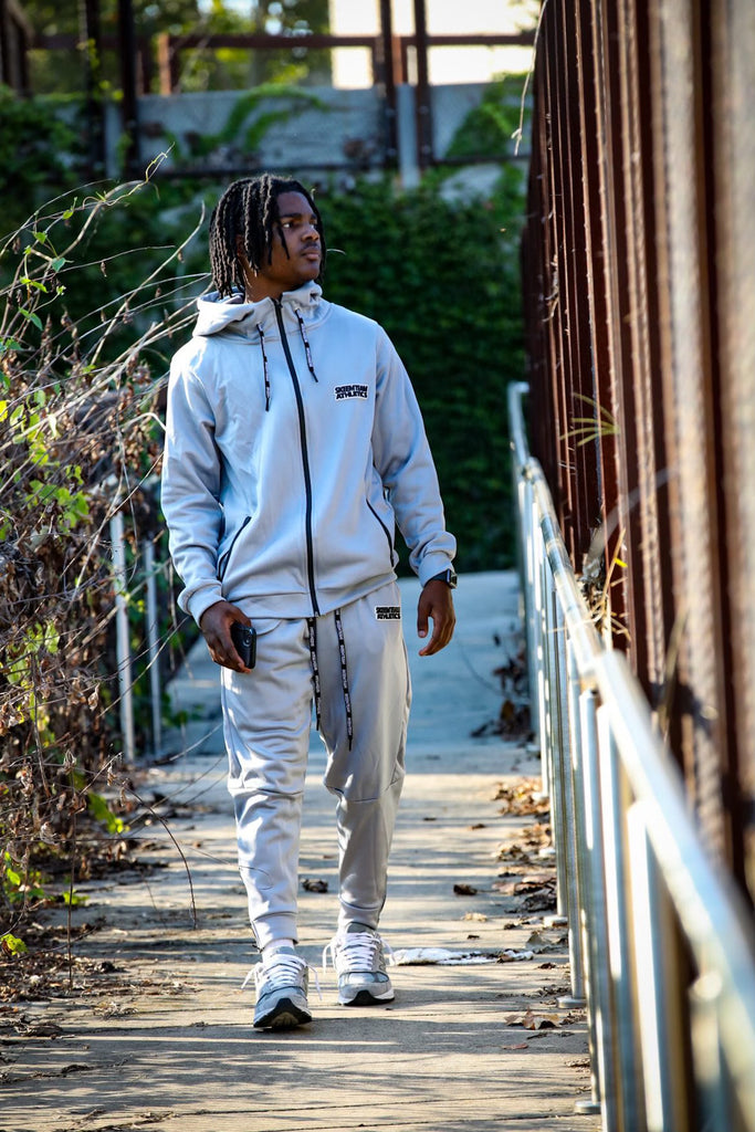 "Elite" Sweat Suit (Heather Grey)