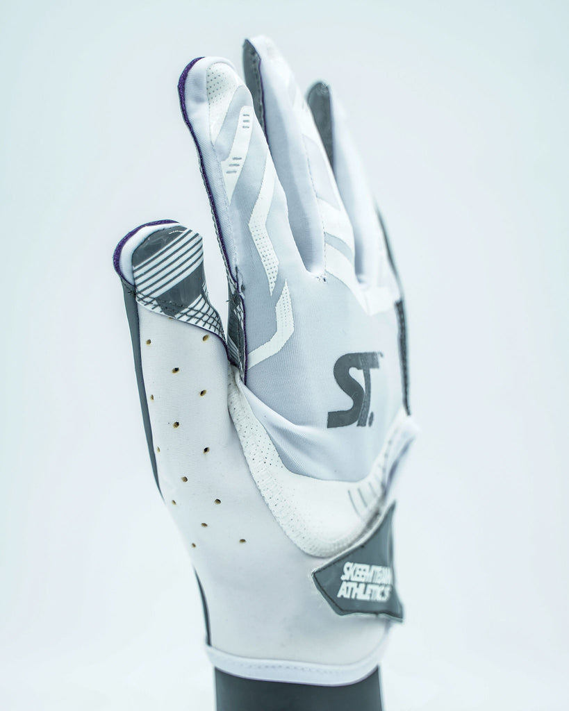 Skeemteam Football Gloves White/Cool Grey