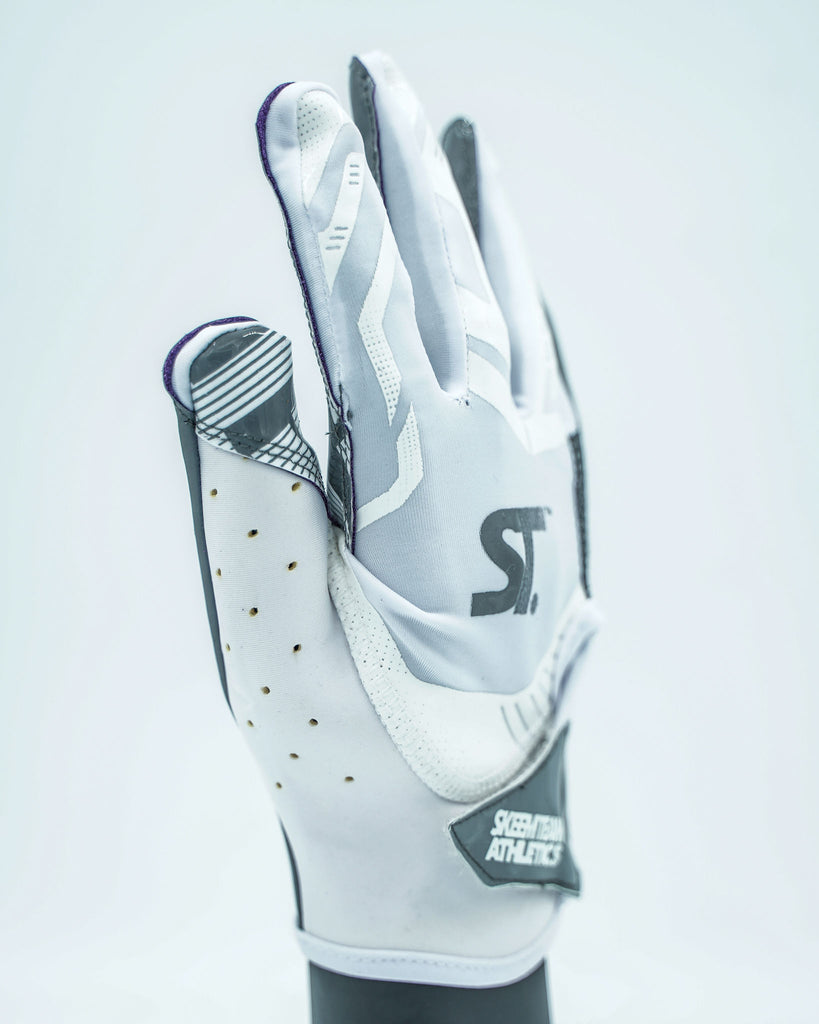 Skeemteam Football Gloves "White/Cool Grey"