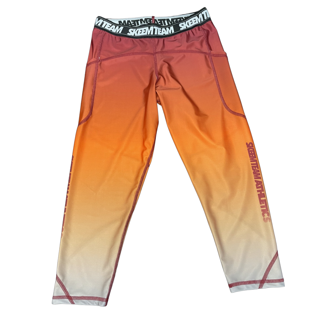 3/4 Length Compression Tights (Sunset)