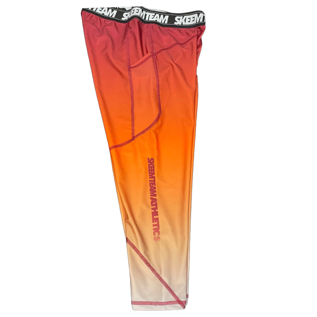 3/4 Length Compression Tights (Sunset)