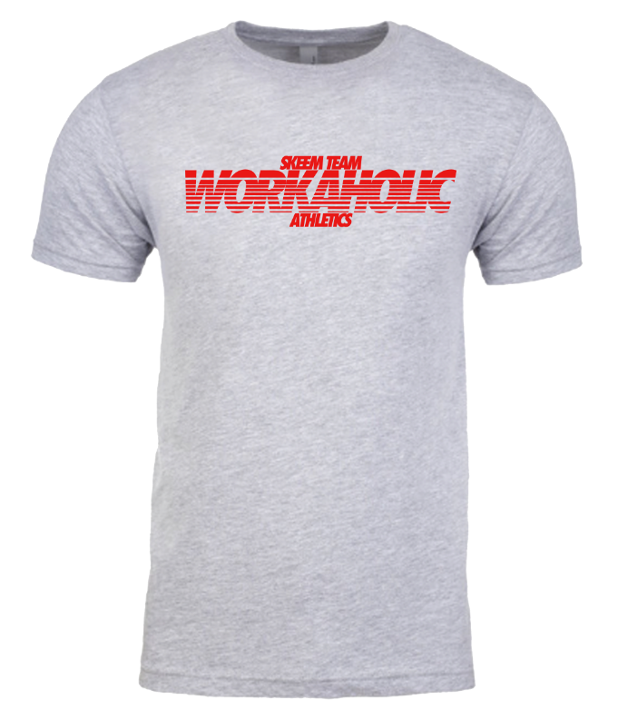 Signature Workaholic T-Shirt (Red Print)