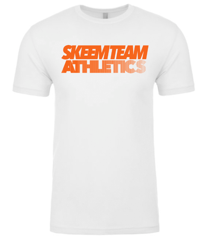 Signature Athletics T-Shirt (Neon Orange Print)
