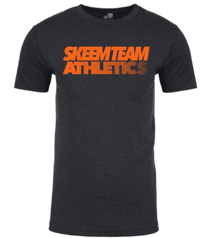 Signature Athletics T-Shirt (Neon Orange Print)