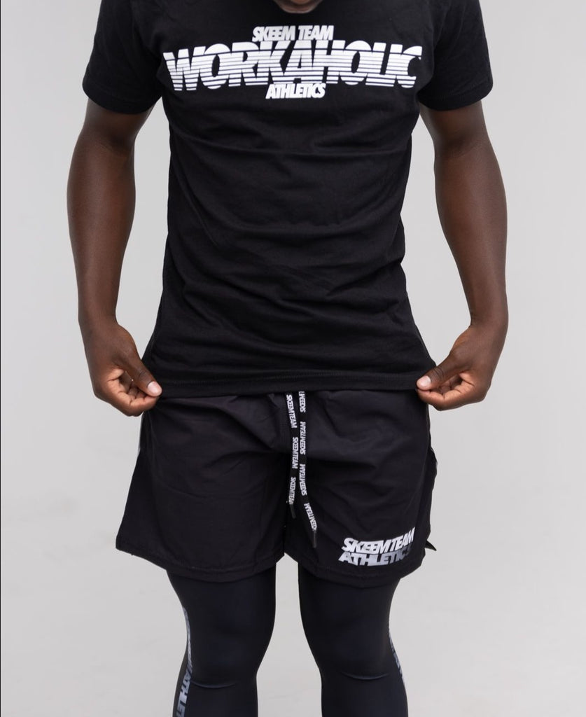 "Flex" Cross Training Shorts (Black)